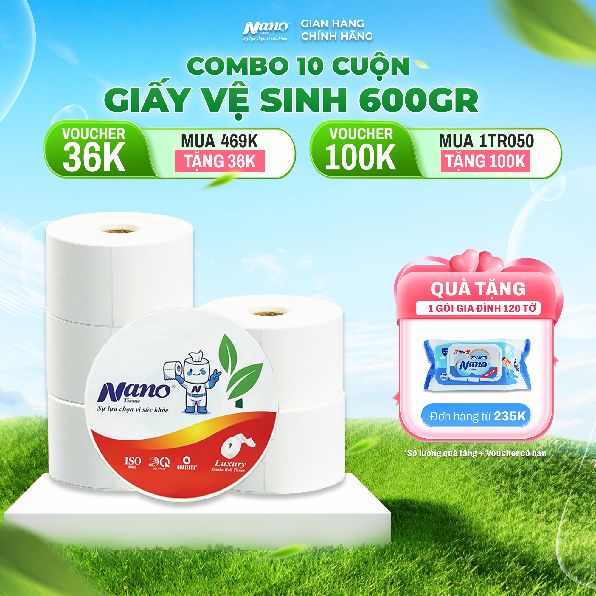 Combo Tiết kiệm GVS 600gr